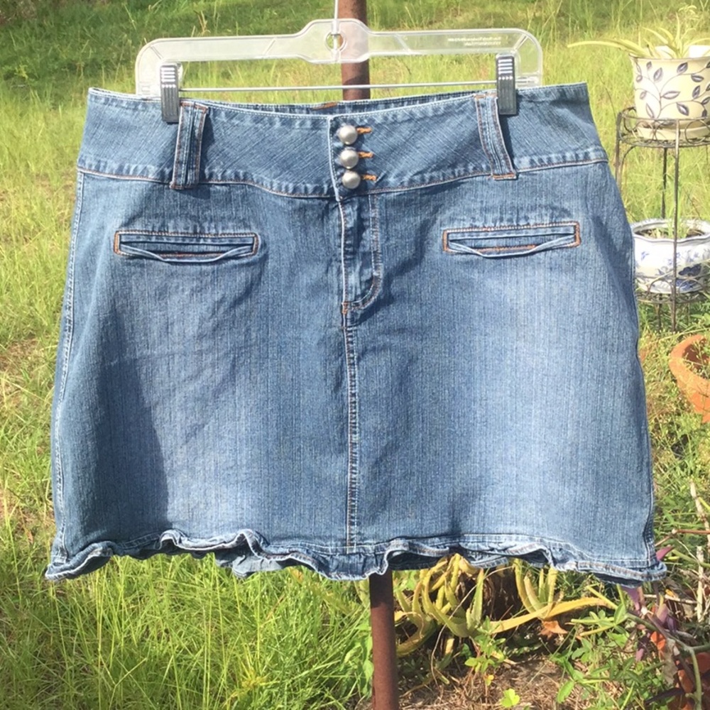 🦋“ Goddess “ Size 20 So Much Fun To Wear Denim Skirt Wardrobe Must Have 🦋
